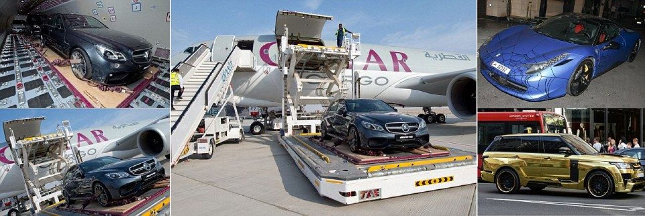 BOGATII din Qatar si Emirate platesc o AVERE sa-si aduca masinile la Londra: