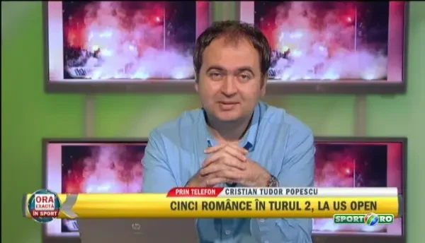 Cristian Tudor Popescu: "Sorana e mai talentata decat Simona Halep"