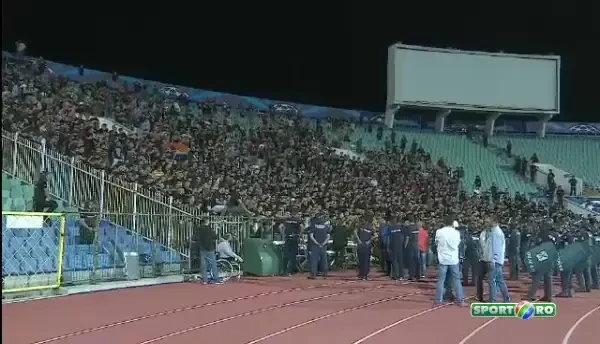 VIDEO: ASTA NU S-A VAZUT LA TV! Momente incredibile la Sofia! Ce au facut jucatorii si Galca dupa DEZASTRUL cu Ludogorets