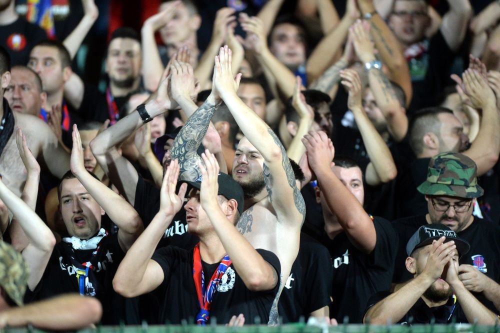 Urmarile DEZASTRULUI din Bulgaria! Steaua, PARASITA de suporteri la Chiajna! Mesajul transmis de galerie