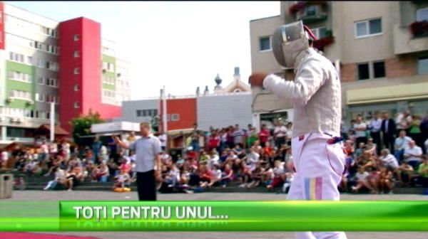 Branza, Covaliu si ceilalti campioni de la scrima bat tara in lung si-n lat! Cauta viitorii medialiati olimpici! VIDEO