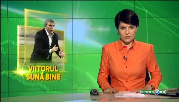 "Regele", fericit cum nu l-am mai vazut din '94 :) Hagi a facut SHOW in vestiar dupa victoria Viitorului! VIDEO