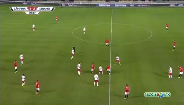 Cioinac a revenit pe gazon pentru a se bucura alaturi de colegi la golul de 2-2! :)