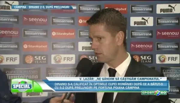 "NU am vrut sa fim noi surpriza neplacuta, si nu am fost!" Care a fost strategia lui Dinamo la pauza meciului cu Fortuna: