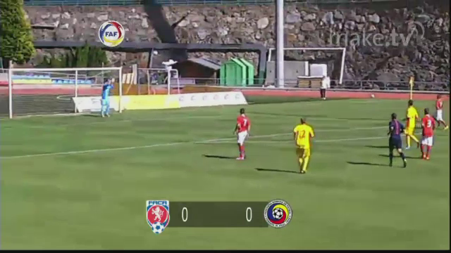 BOMBA de la 40 metri sub ochii lui Ianis Hagi cu care Romania U17 a fost ingropata! Ce gol de cascadorii rasului a luat portarul