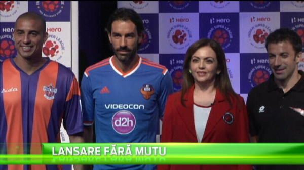 Asteptandu-l pe Mutu! Vedetele din India prezentat trofeul pentru care se lupta! Trezeguet si Del Piero au fost prezenti