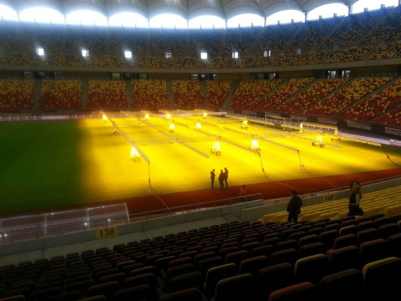 FOTO: Surpriza inainte de meciul cu Ungaria! Ce se intampla pe National Arena acum, cu 2 zile inainte de meciul capital_1