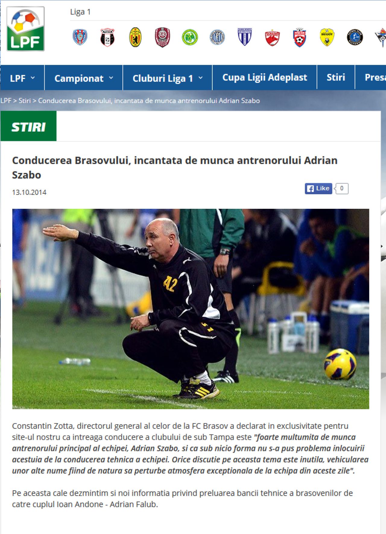 LPF a anuntat ca Andone revine in Liga I, apoi a STERS stirea de pe site! :)_3