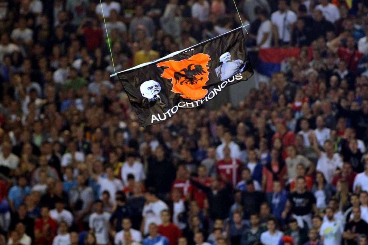 Serbia - Albania, o istorie care nu le da pace. Ce se ascunde in spatele steagului care a oprit meciul groazei pentru Euro 2016_2