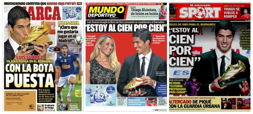 Luis Suarez a primit Gheata de Aur: 