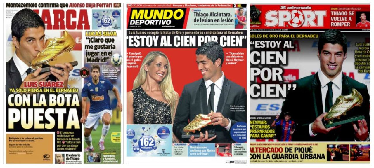 Luis Suarez a primit Gheata de Aur: