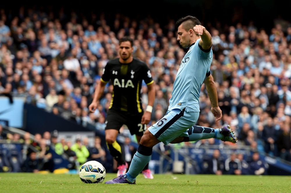 Meciul Man City - Spurs a egalat un record istoric in Premier League! Aguero a dat 4 goluri si e golgheterul all-time al echipei