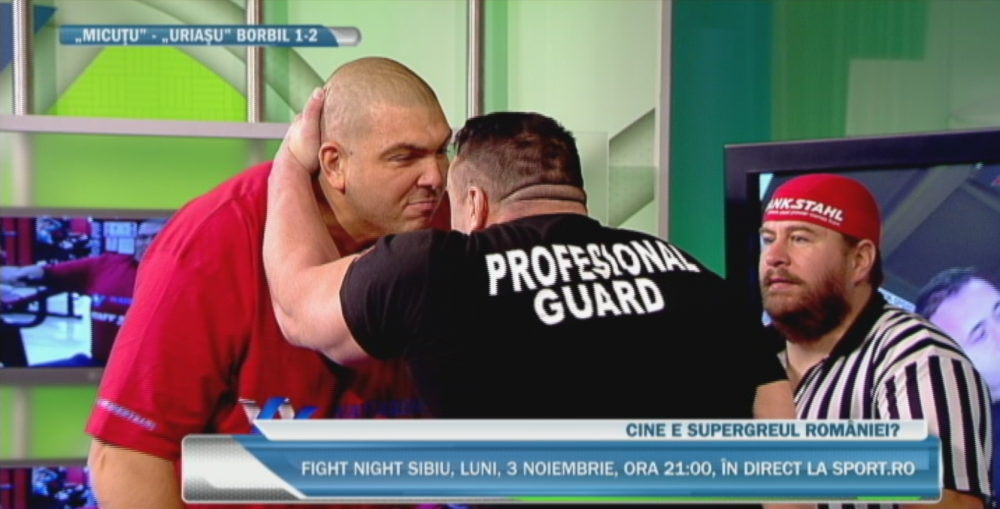 Mega VENDETTA se decide luni seara la Sport.ro! URIASU si BORBIL s-au luat la bataie in platou! 