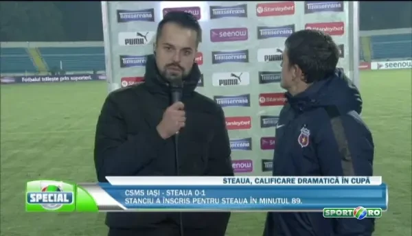 Bourceanu, primul meci la Steaua dupa 300 de zile! Gladiatorul Stelei a avut emotii: "De multi ani n-am mai trait asta!"