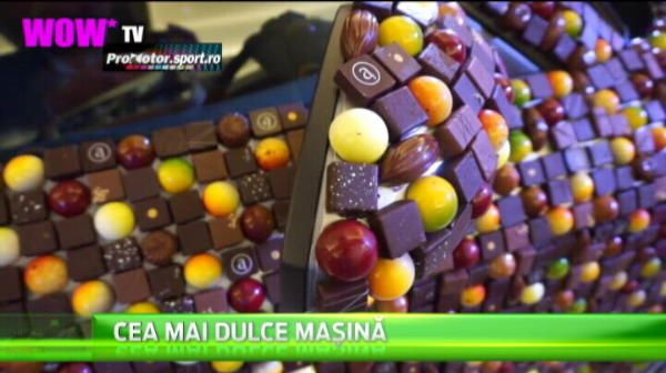Cea mai DULCE masina din lume! Halep isi poate face cadou bolidul tunat cu 27.000 de bomboane. VIDEO
