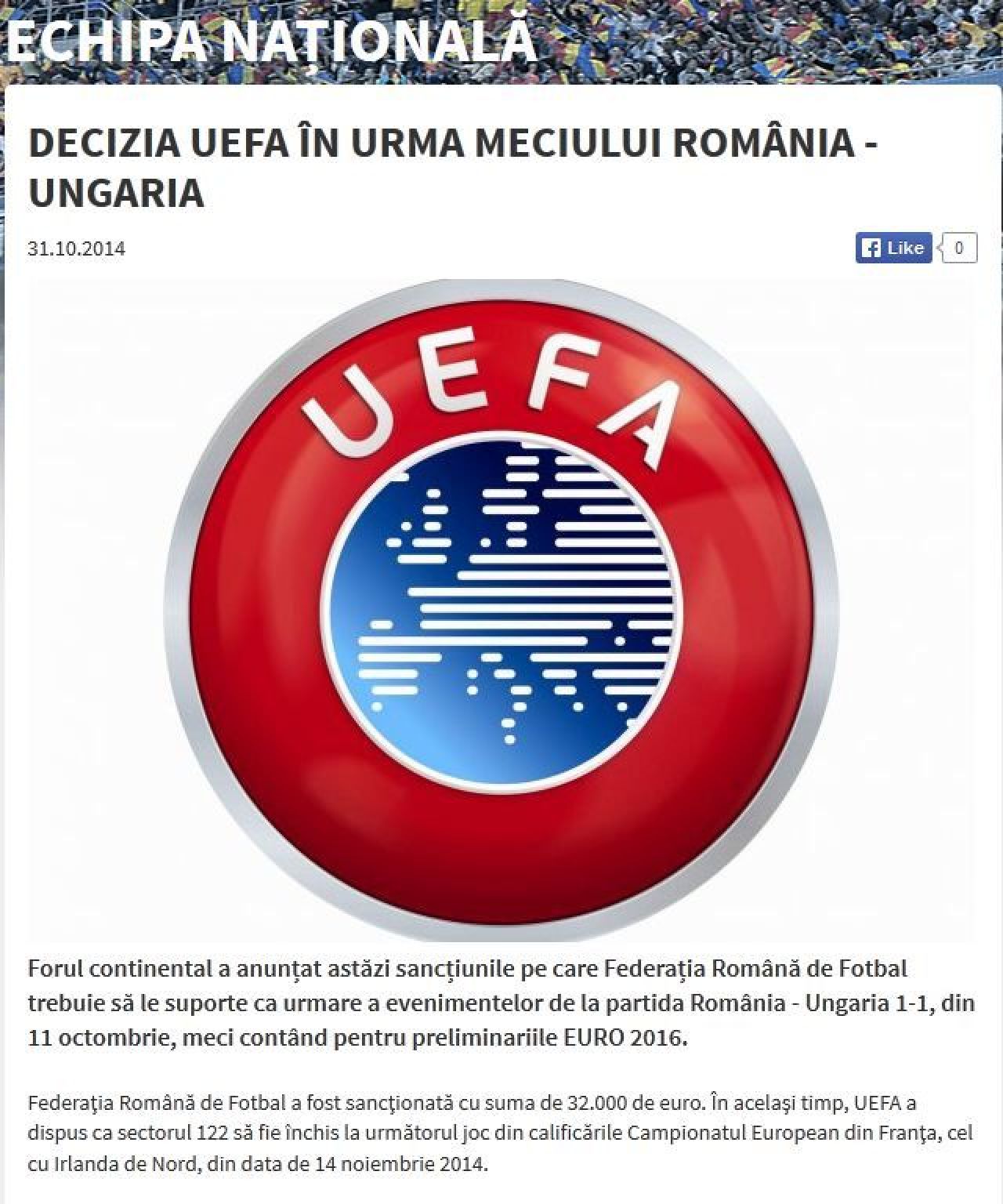 ANUNTUL OFICIAL! Meciul cu Irlanda de Nord se joaca cu spectatori! Ce sanctiune a primit federatia_4