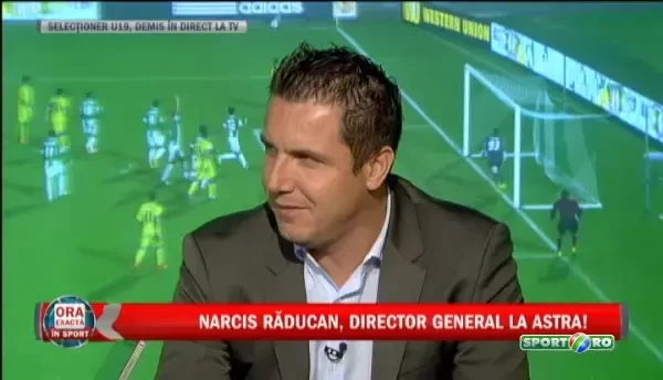 Narcis Raducan este noul director general de la Astra! Lovitura miliardarului Niculae: Au luat un stelist sa ii bata pe stelisti