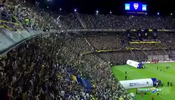 VIDEO FABULOS! Atmosfera fantastica la Boca - River! Ce coregrafie au facut fanii la intrarea echipelor pe gazon