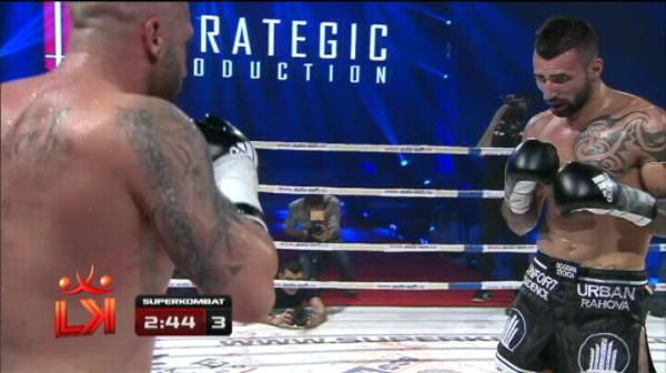 Bucharest Bad Boy Bogdan Stoica a obtinut prima victorie in 5 meciuri! Vezi cum l-a DEMOLAT in runda a 3-a pe adversar! VIDEO