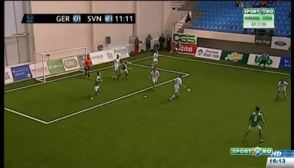 Germania 0-3 Slovenia, in semifinala MINI-FOTBAL