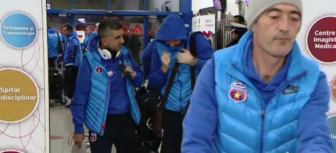 Prima aparitie a lui Rusescu la Steaua dupa accidentarea HORROR de la Tg. Mures! A plecat cu echipa la Iasi_1