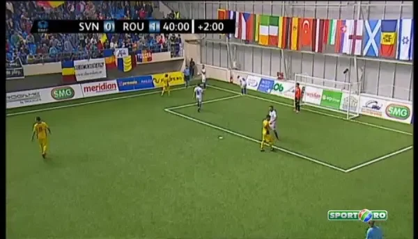 Nebunie la final de meci! Cum s-au bucurat jucatorii Romaniei dupa ce au cucerit al 5-lea EURO la minifotbal