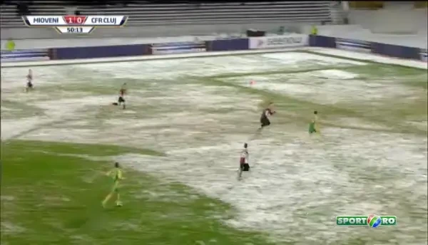 MIOVENI 2-0 CFR CLUJ. Nila duce scorul la 2-0, cu un sut la coltul lung, de la 14 metri