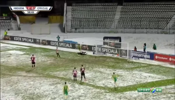 MIOVENI 3-0 CFR CLUJ. Galan marcheaza dupa o greseala uriasa a lui Felgueiras