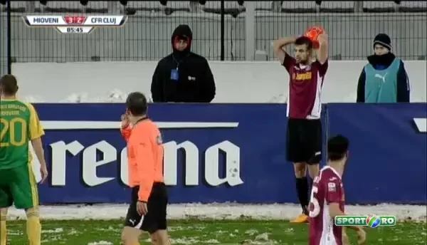 MIOVENI 3-3 CFR CLUJ. Gol scandalos marcat de Tade