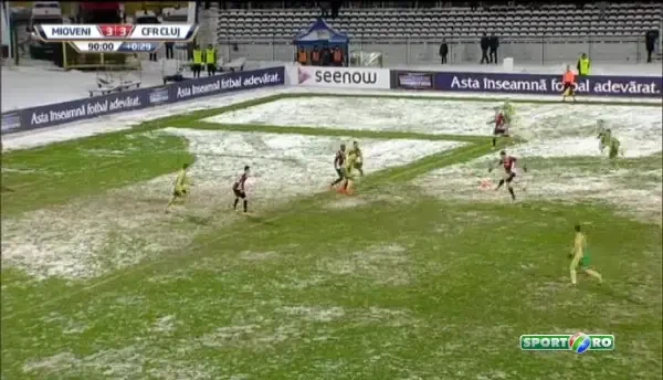 MIOVENI 3-4 CFR CLUJ. Incredibil! CFR marcheaza in prelungiri si se califica in semifinalele Cupei