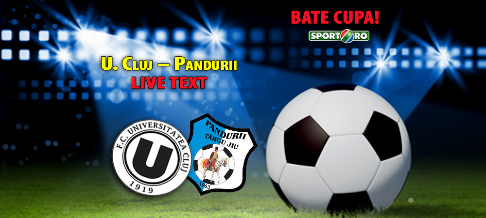 U Cluj 1-0 Pandurii! Super gol Ceppelini, Universitatea se califica in semifinale si viseaza la un super meci cu CFR! VIDEO