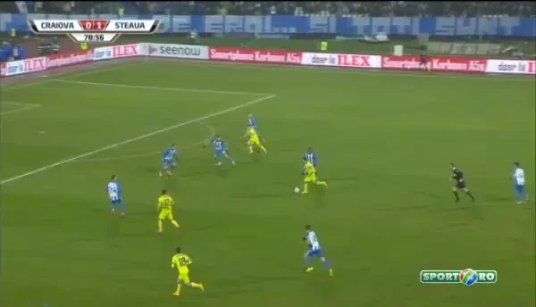 Prepelita e aproape de gol cu un sut bomba de la 20 de metri