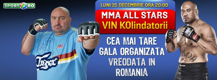 Cea mai tare gala de MMA organizata vreodata in Romania! Sandu Lungu vs Mighty Mo, Bombardierul Pascu si PITBULL Atodiresei