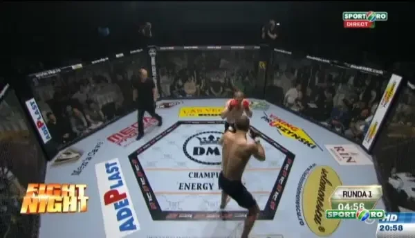 Sergiu Breb castiga dupa ce si-a mitraliat adversarul cu pumni