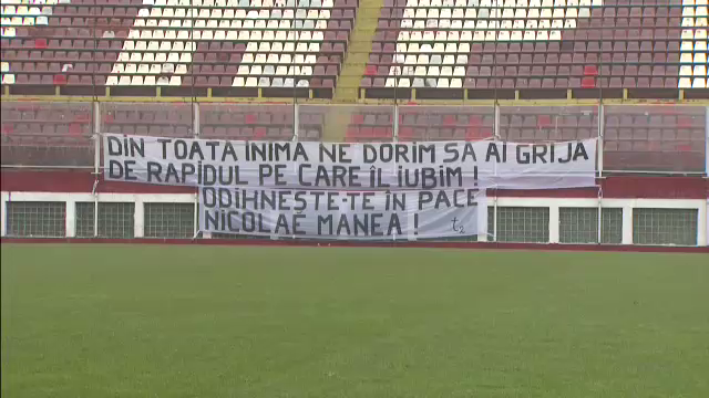 FOTO DOLIU in fotbalul romanesc! ADIO, Nae Manea! Peste 200 de persoane si-au luat adio de la legenda Rapidului!_26