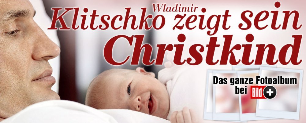 Wladimir Klitschko, mai emotionat ca niciodata. Prima imagine cu Ciocanul de Otel si fiica sa: Suntem in al 7-lea cer