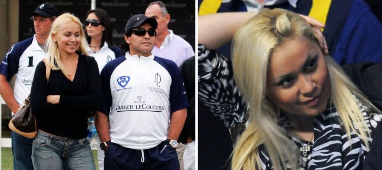 Ca la douazeci de ani, fara griji si fara bani :) Maradona si iubita sa si-au facut cele mai traznite tatuaje! FOTO_1