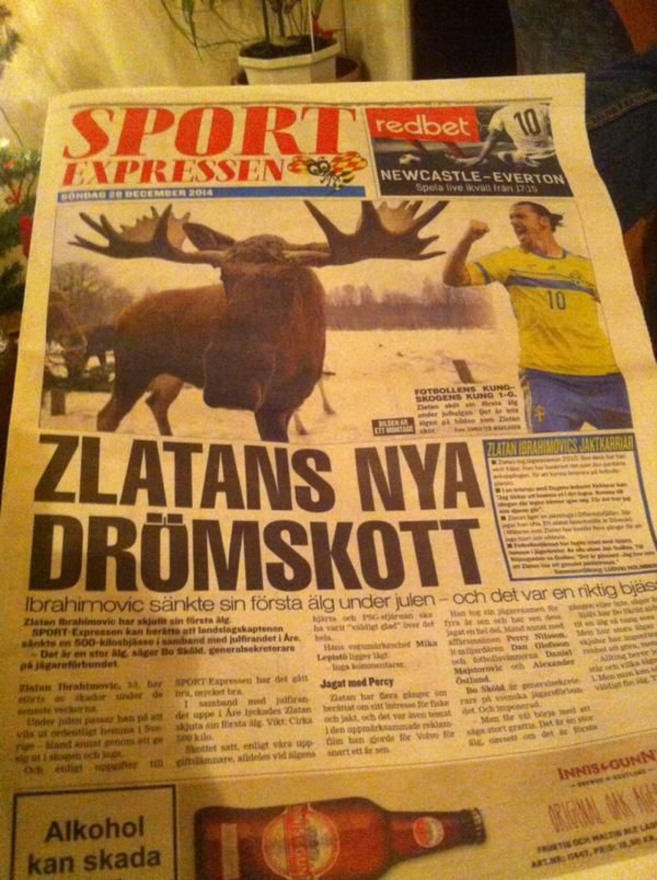 Zlatan a TRAS cu arma! ONG-urile au sarit pe el dupa ce a mers la vanatoare! Captura cu care a SOCAT Suedia:_1