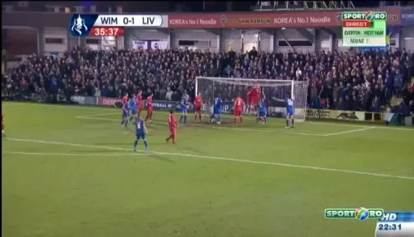 Gol Akinfenwa (Wimbledon 1-1 Liverpool)