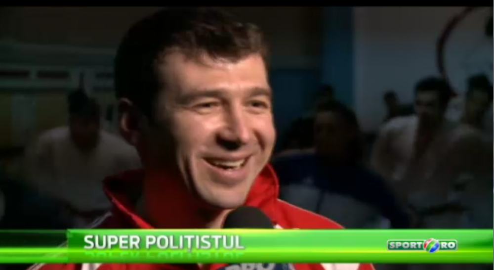 Cel mai tare politist din Balcani e un roman de la Dinamo! Campionul e si antrenor - ii pregateste pe politisti! VIDEO