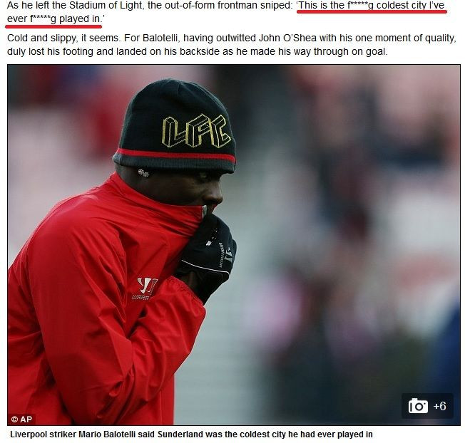 Nu l-am avertizat pe Balotelli, sa nu se sperie! Cosmarul trait de la ultimul meci. Colegii nu au stiut cum sa-l spuna asta