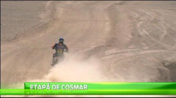 Singurul roman ramas in Raliul Dakar, Mani Gyenes, a plans de nervi, in ultima etapa! S-a ratacit! VIDEO