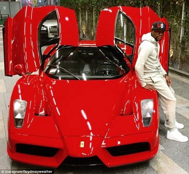 Aroganta de 1 milion de dolari facuta de Mayweather pe Instagram. Imaginea fabuloasa postata de super campionul din box