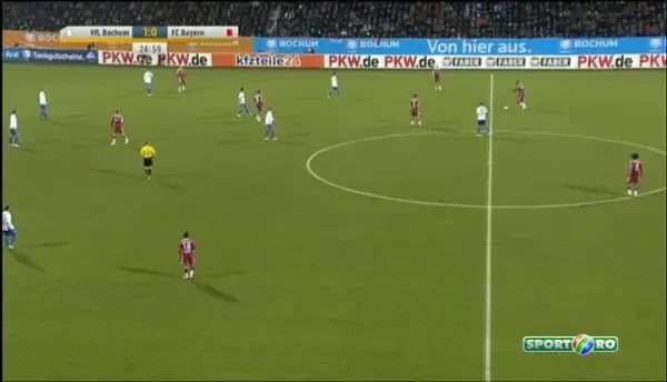 Bochum 1-1 Bayern, min 26: Arjen Robben