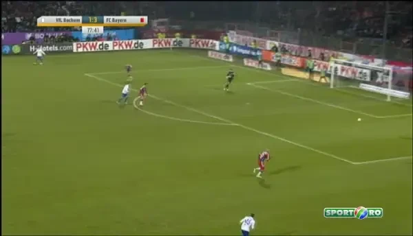 Super gol Robben, in Bochum 1-5 Bayern!