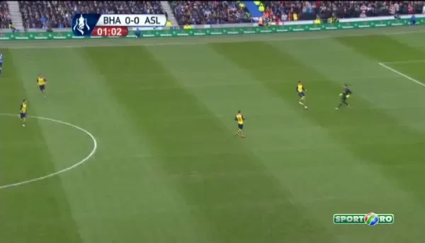 Walcott, gol in minutul 2!