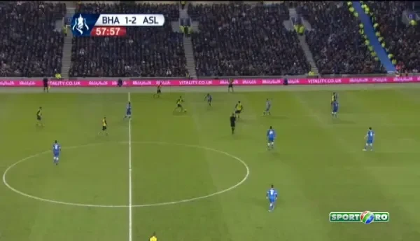 Super gol Rosicky in Brighton 1-3 Arsenal!