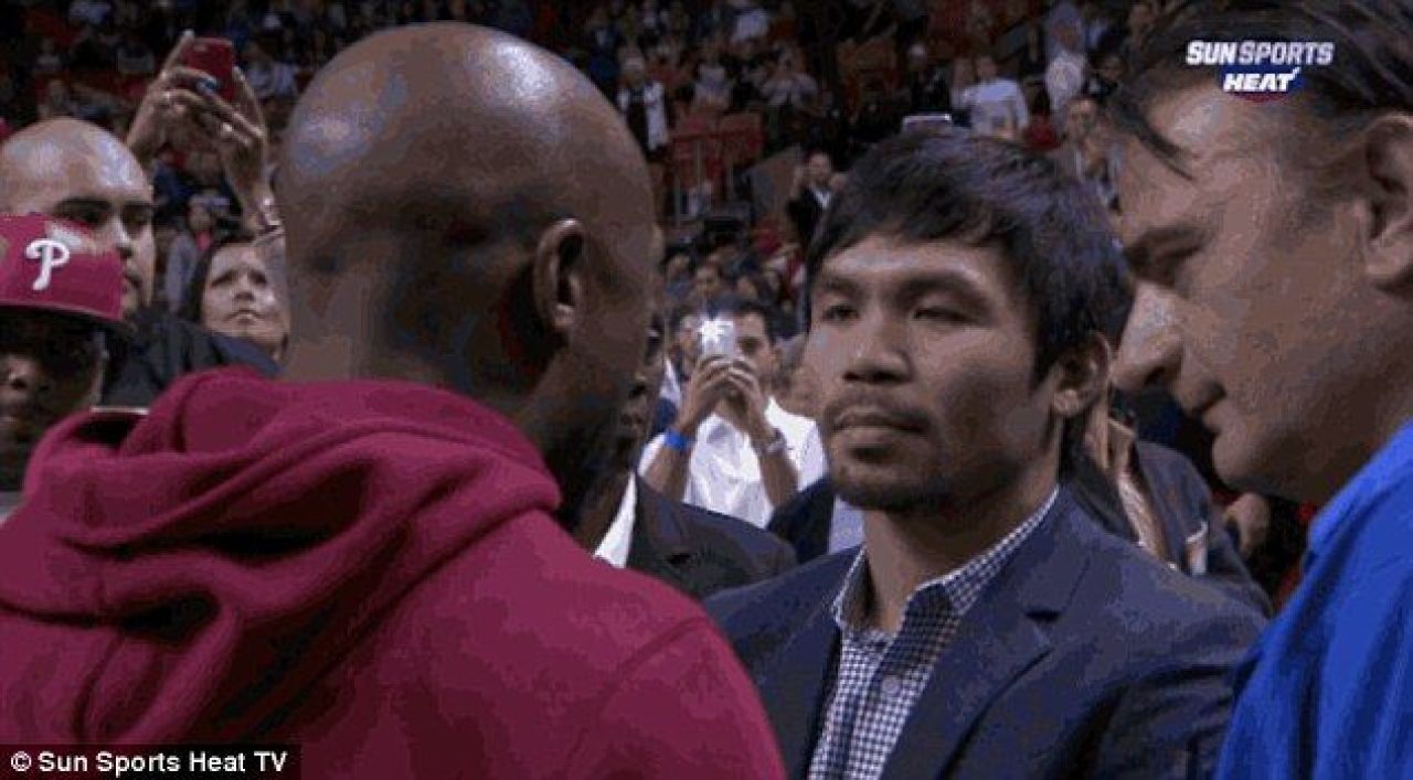 Pacquiao si Mayweather s-au intalnit in public si au facut schimb de numere de telefon! Cand poate avea loc meciul SECOLULUI_1