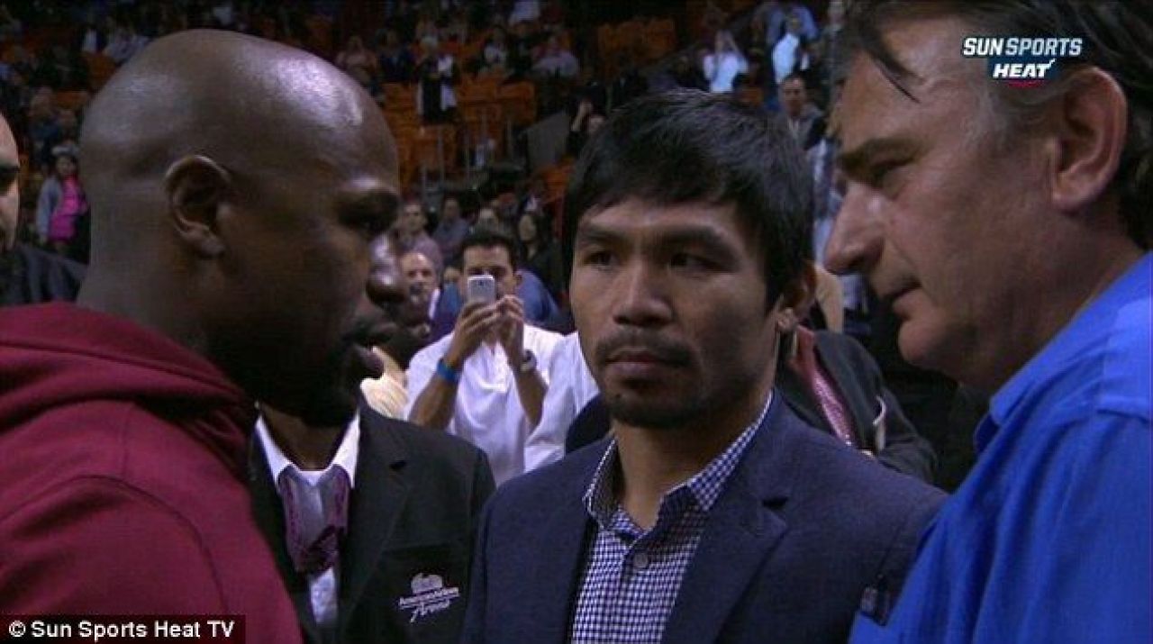 Pacquiao si Mayweather s-au intalnit in public si au facut schimb de numere de telefon! Cand poate avea loc meciul SECOLULUI_3