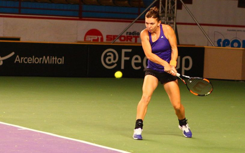 Simona Halep a facut primul antrenament la Galati si e pregatita pentru meciurile de la FED Cup! Ce spune: VIDEO